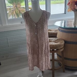 Elegant Pink Button-Front Mini Dress
